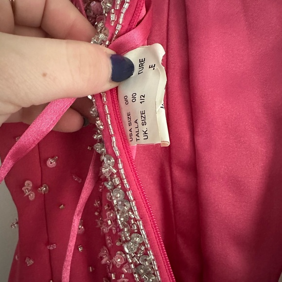 Mori Lee Elegant Pink Embellished Gown - Picture 10 of 11